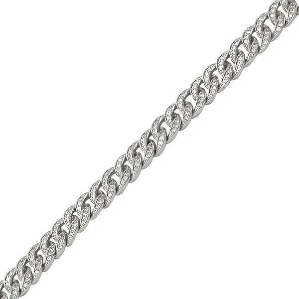 Miami Cuban Rhodium CZ Bling Bling Bracelet 6MM