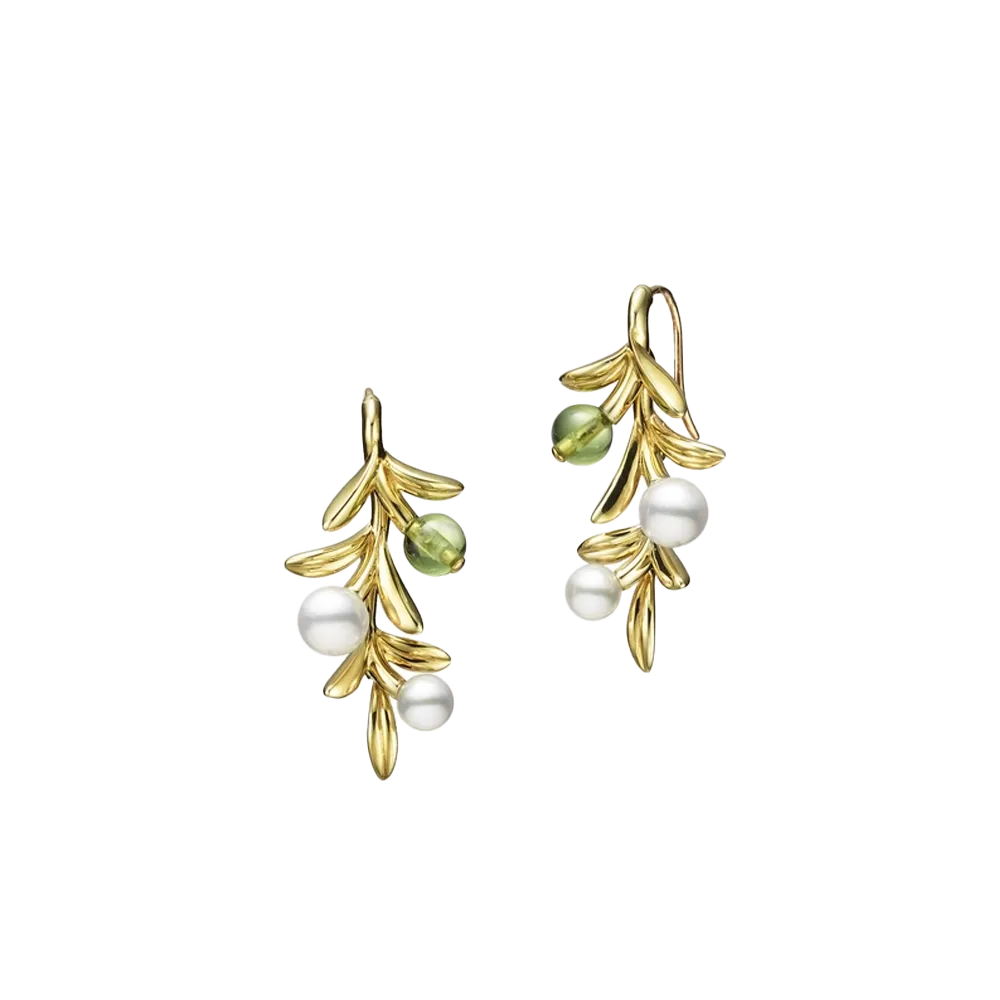 Mikimoto Olive Earrings