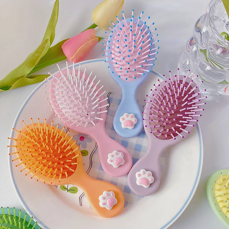 Mini Comb Head Massage Anti Static Hair Brush Wet Dry Portable Children Girl Hair Brush Hair Styling Comb