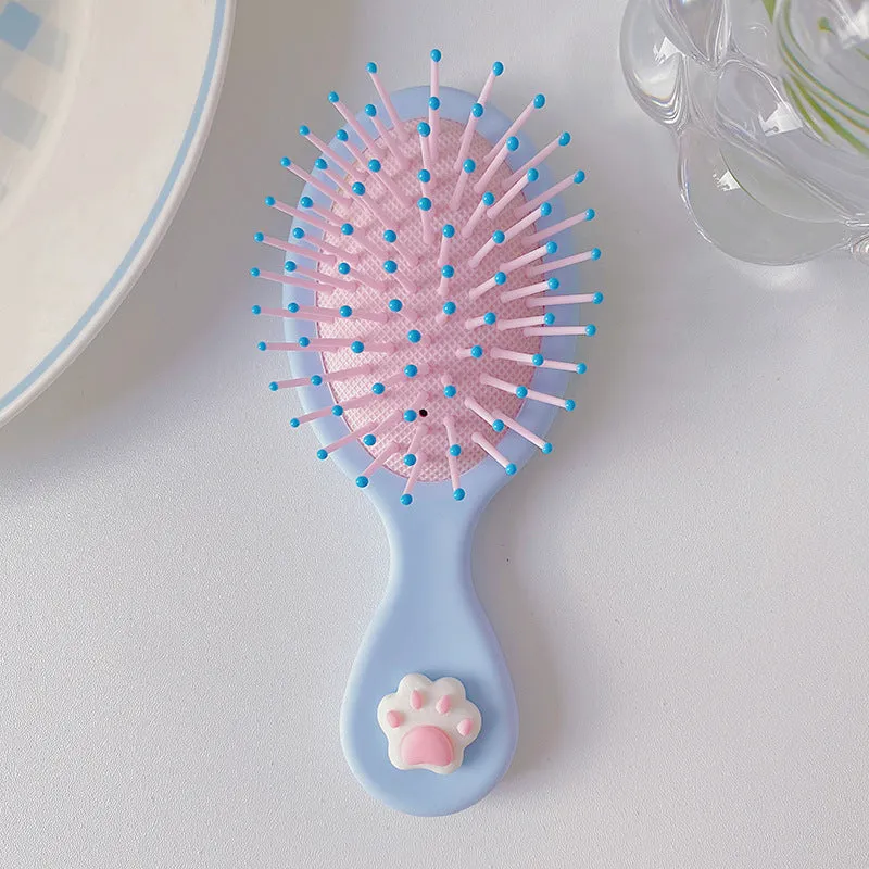 Mini Comb Head Massage Anti Static Hair Brush Wet Dry Portable Children Girl Hair Brush Hair Styling Comb