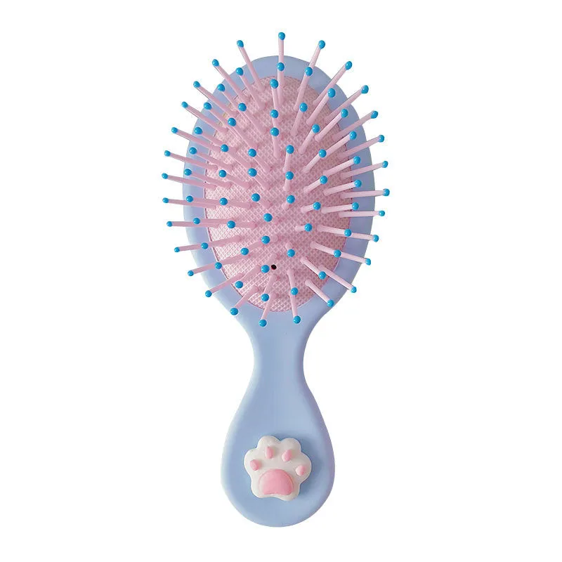 Mini Comb Head Massage Anti Static Hair Brush Wet Dry Portable Children Girl Hair Brush Hair Styling Comb