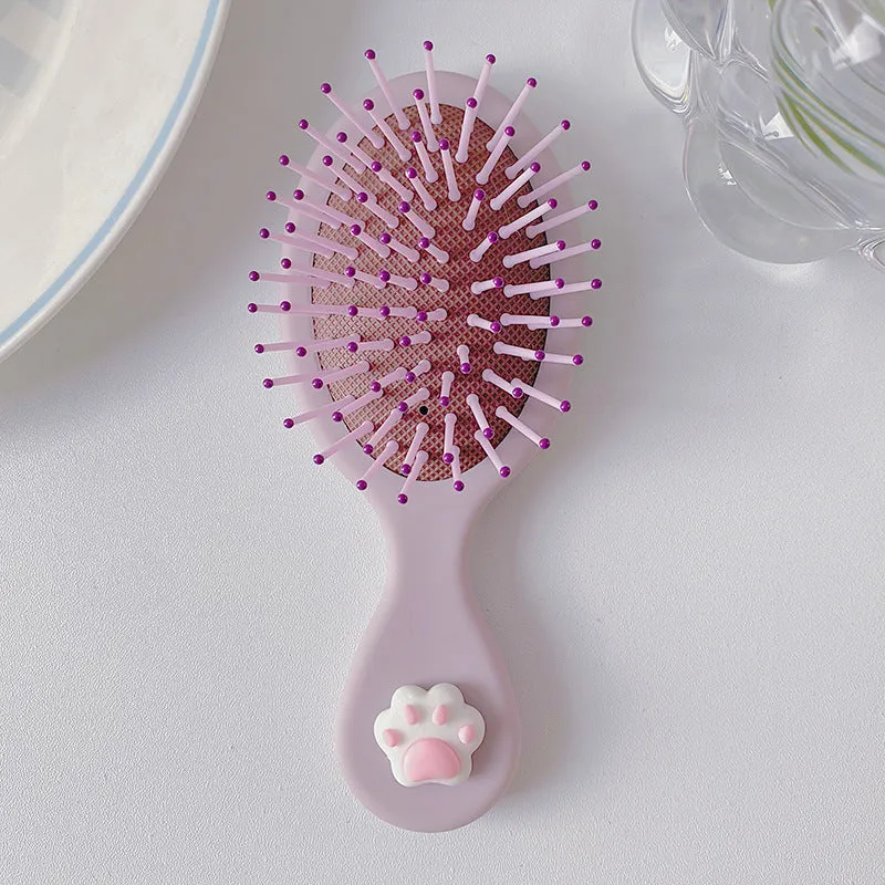 Mini Comb Head Massage Anti Static Hair Brush Wet Dry Portable Children Girl Hair Brush Hair Styling Comb