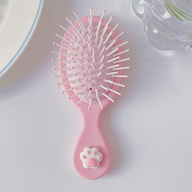 Mini Comb Head Massage Anti Static Hair Brush Wet Dry Portable Children Girl Hair Brush Hair Styling Comb