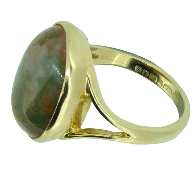 Moss Agate Ring