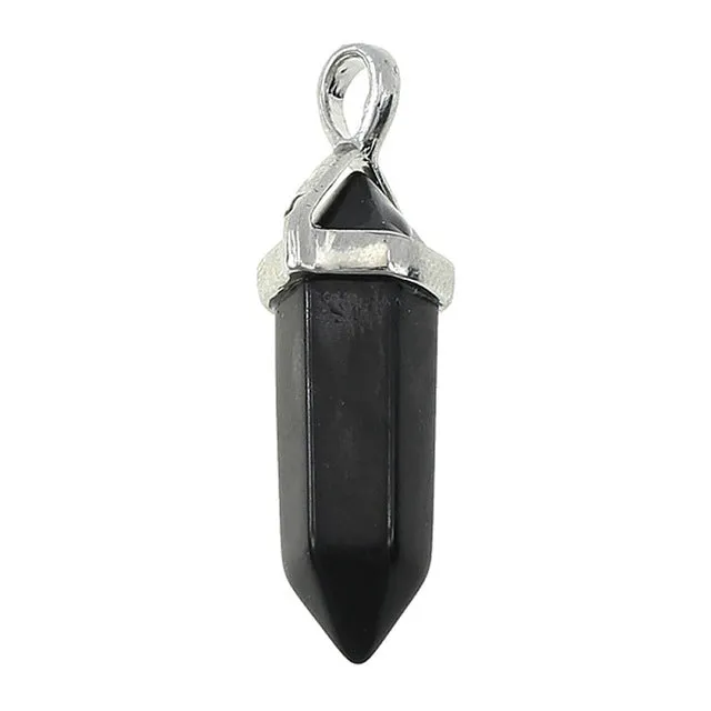 Natural Stone Pendants Point Pendants Charms pendants Quartz Opal Stone Chakra Pendant Jewelry Making Assorted Necklace