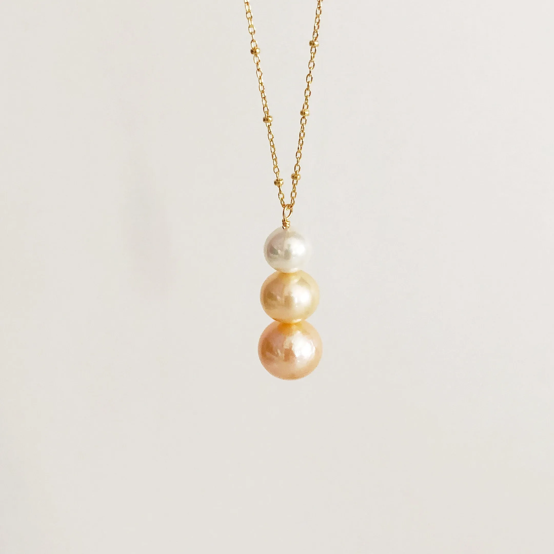 Necklace ARYA - golden ombré (N298)