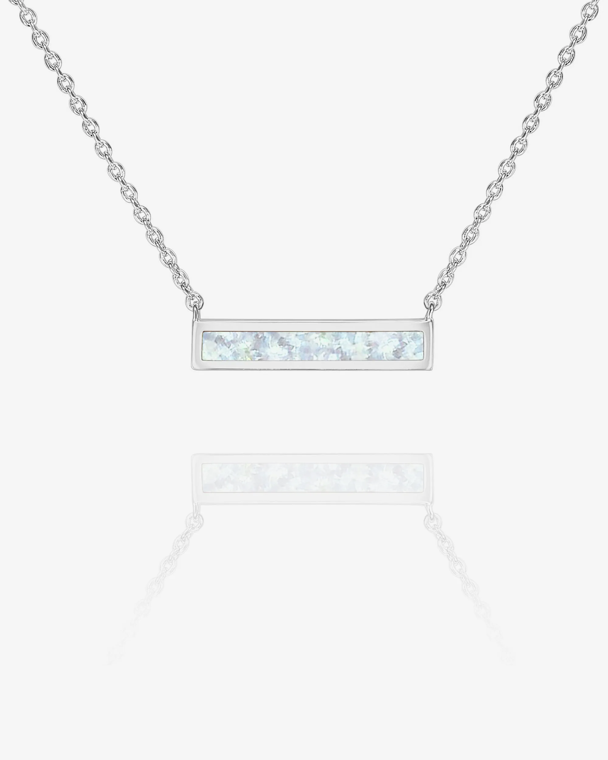 Opal Bar Necklace