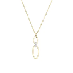 Oriana Oval Link Diamond Necklace