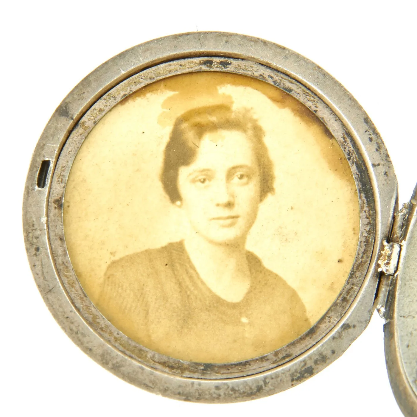 Original U.S. WWI Picture Locket with Dog Tag named to James McGuffin