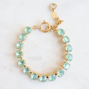 Pacific Opal Gold Crystal Chain Bracelet