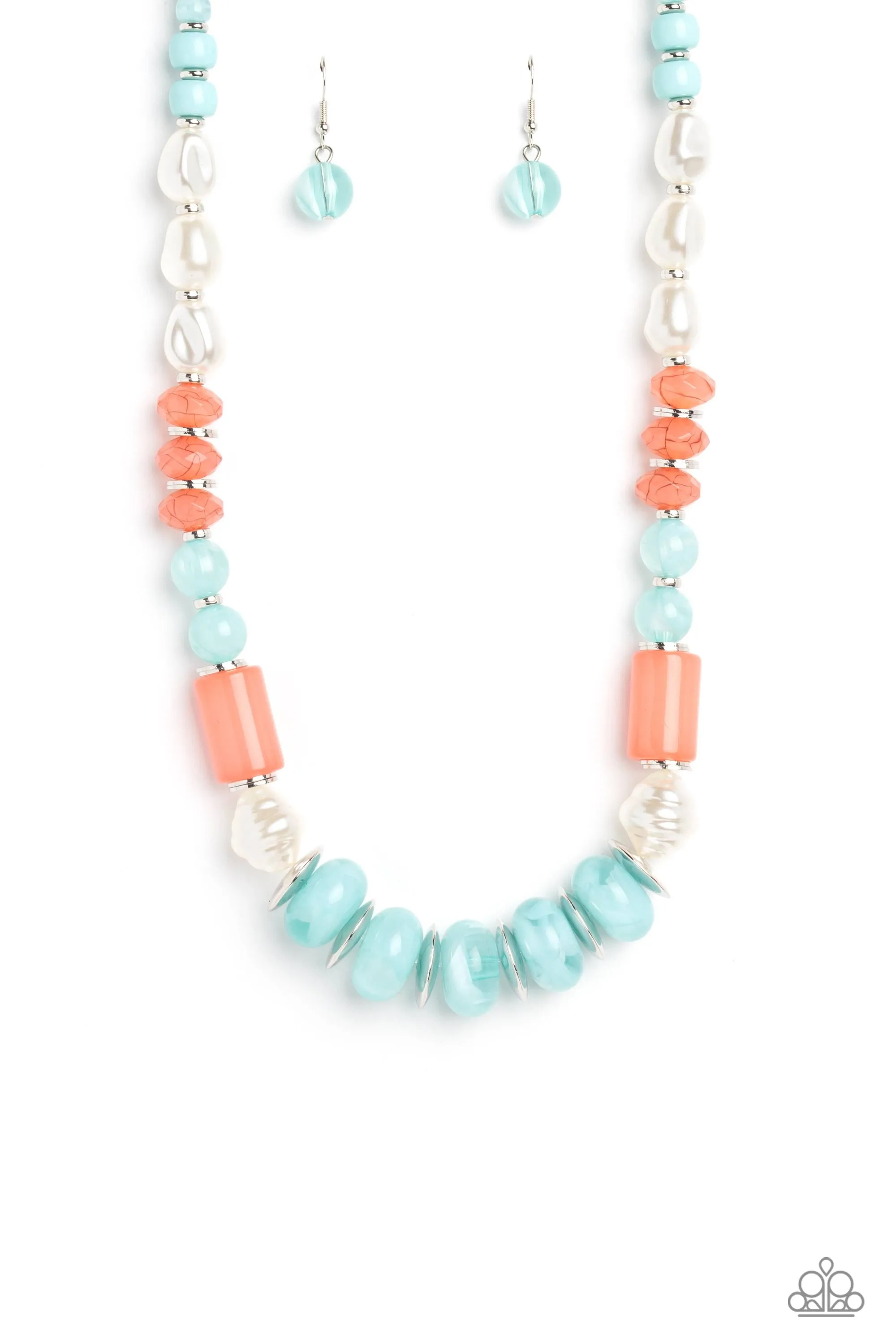 Paparazzi A SHEEN Slate - Blue necklace