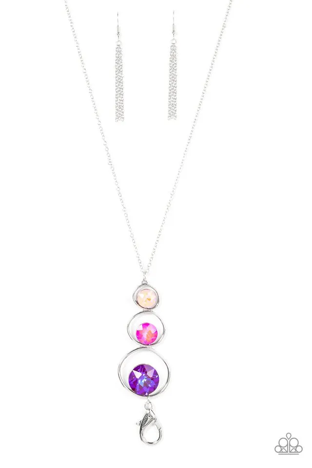 Paparazzi Necklace ~ Celestial Courtier - Pink