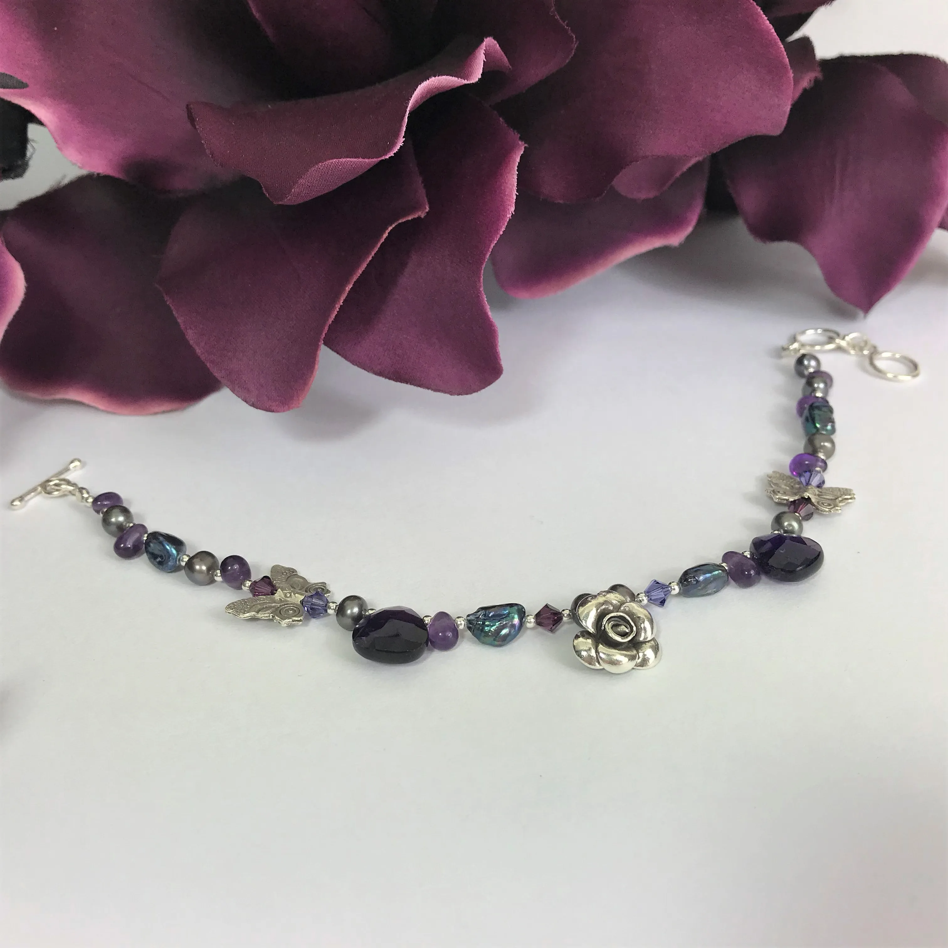 Paradise Purple Anklet - VANK127