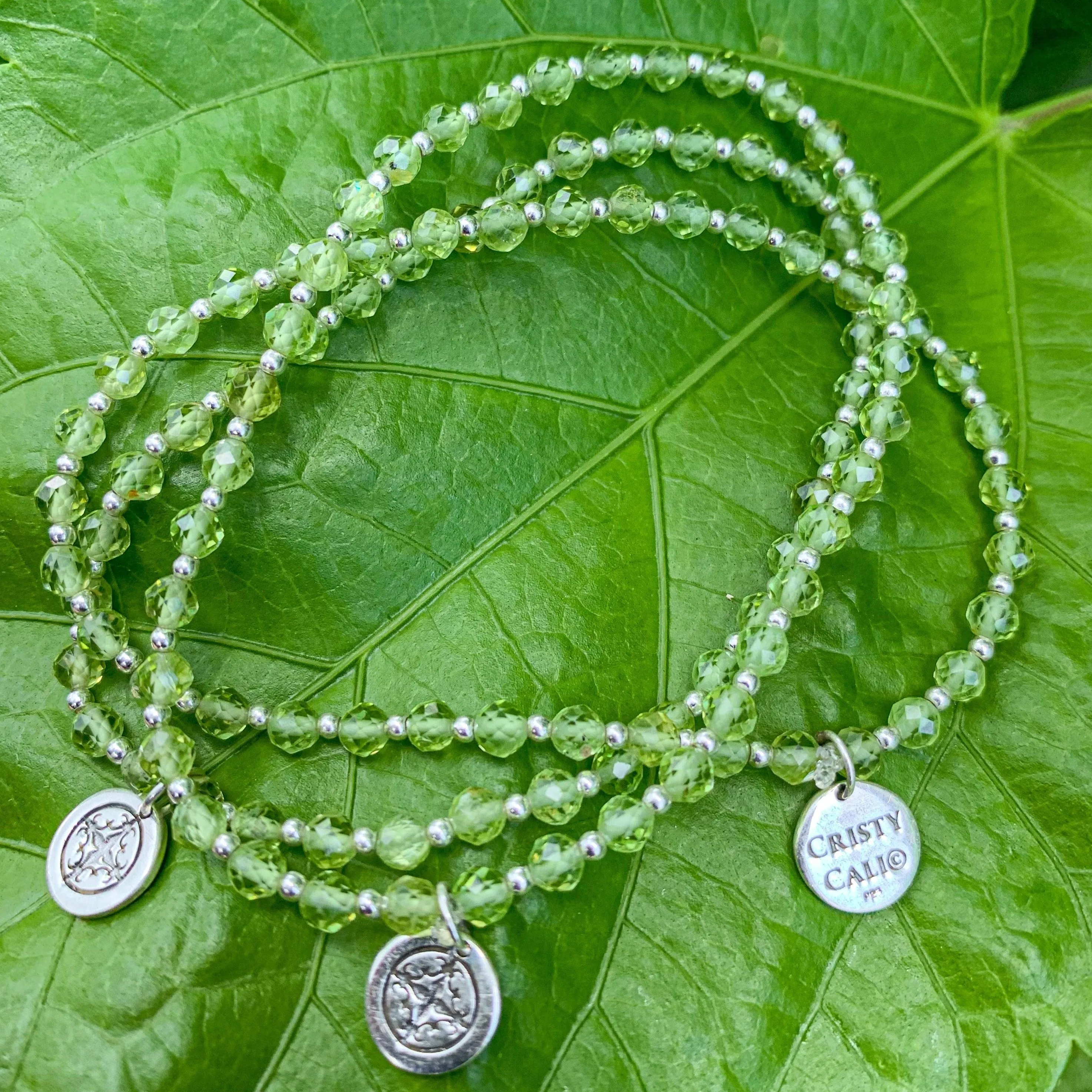 Peaceful Peridot Signature Stretch Bracelet