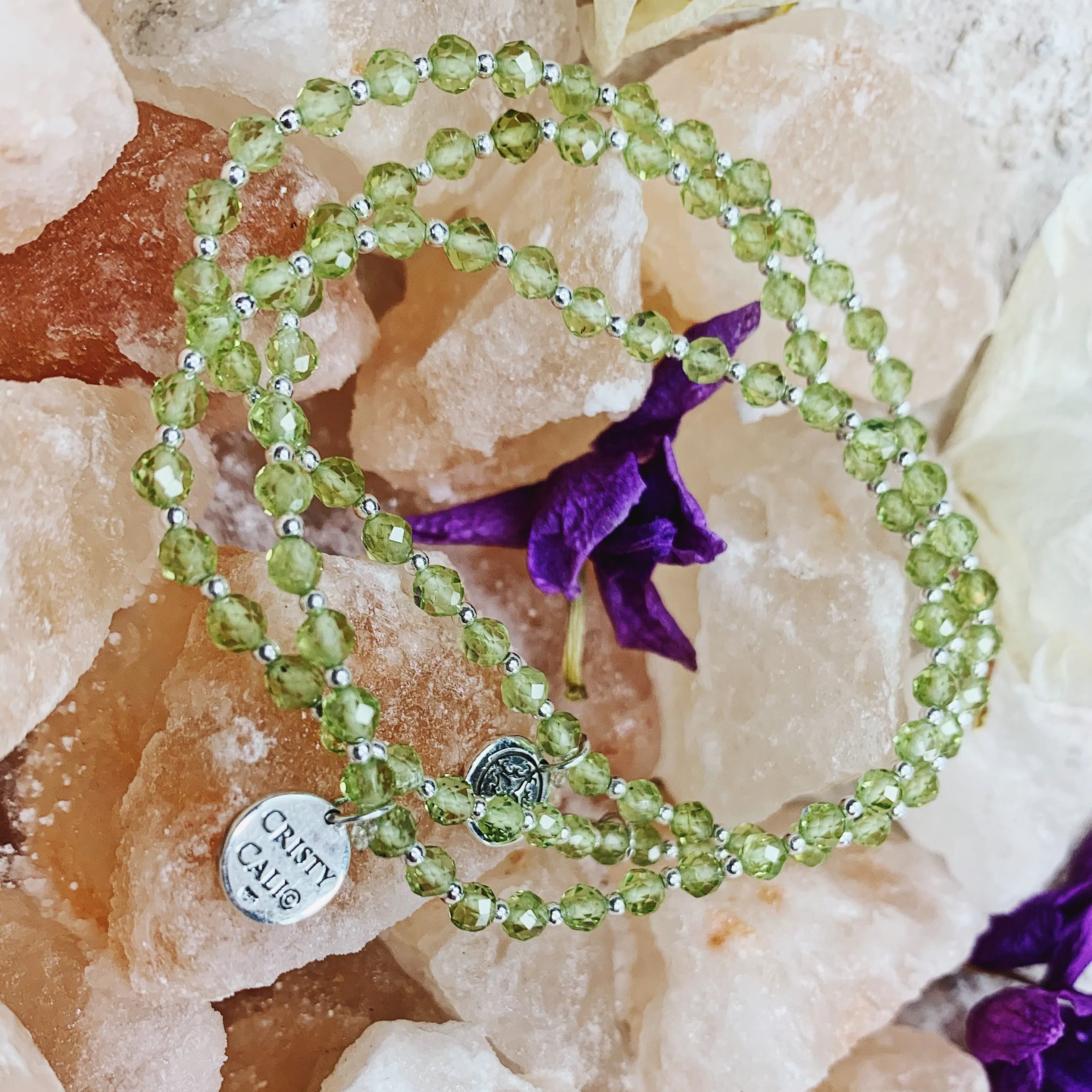 Peaceful Peridot Signature Stretch Bracelet