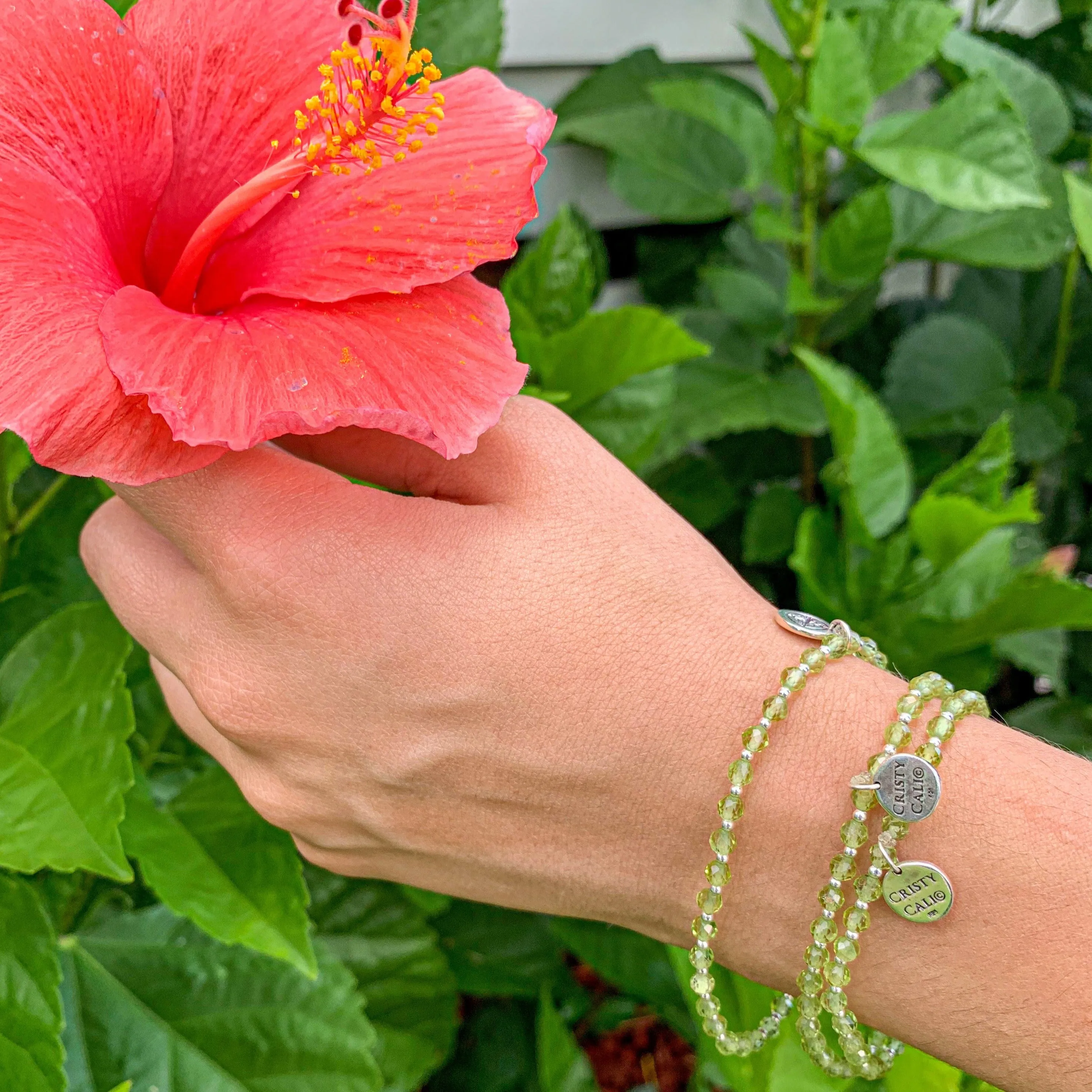 Peaceful Peridot Signature Stretch Bracelet