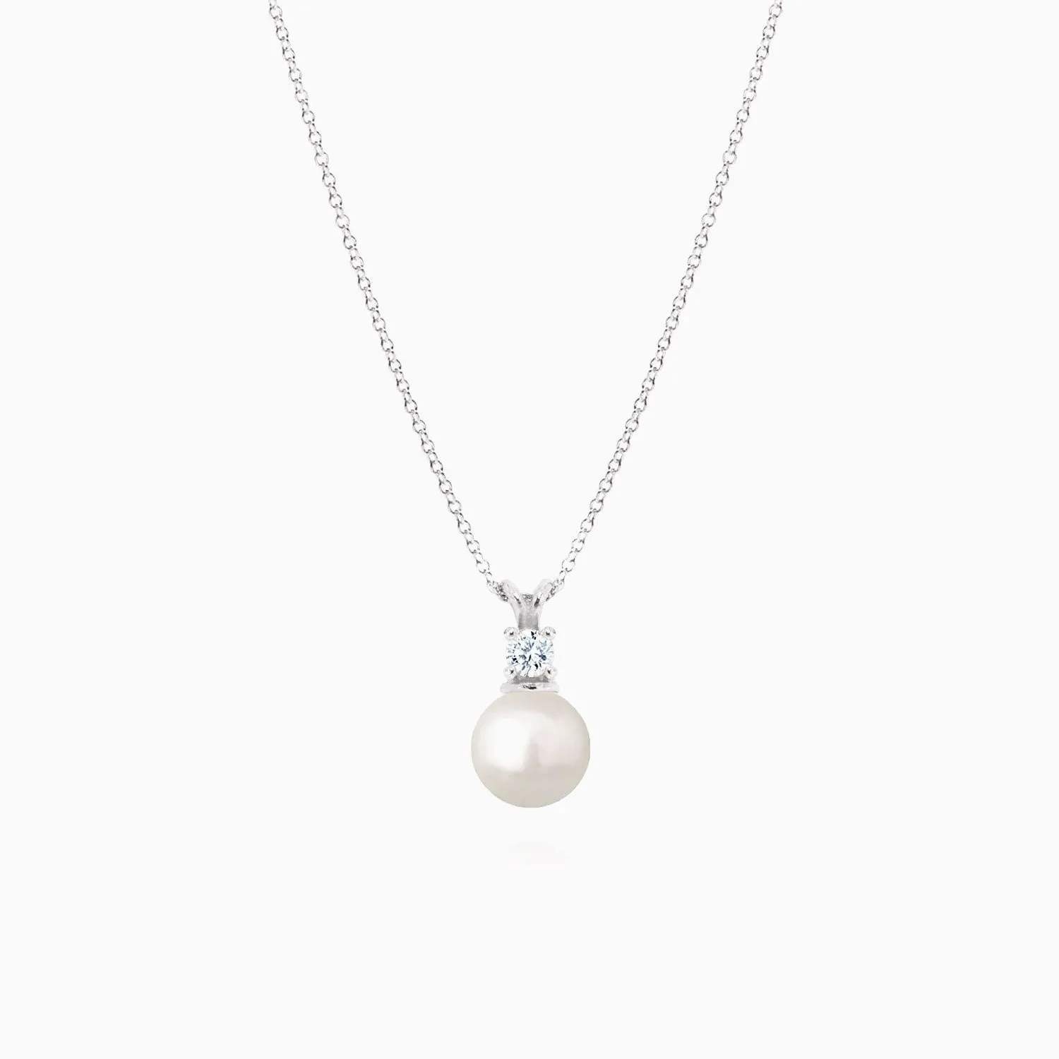 Pearl and Diamond Pendant