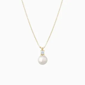 Pearl and Diamond Pendant