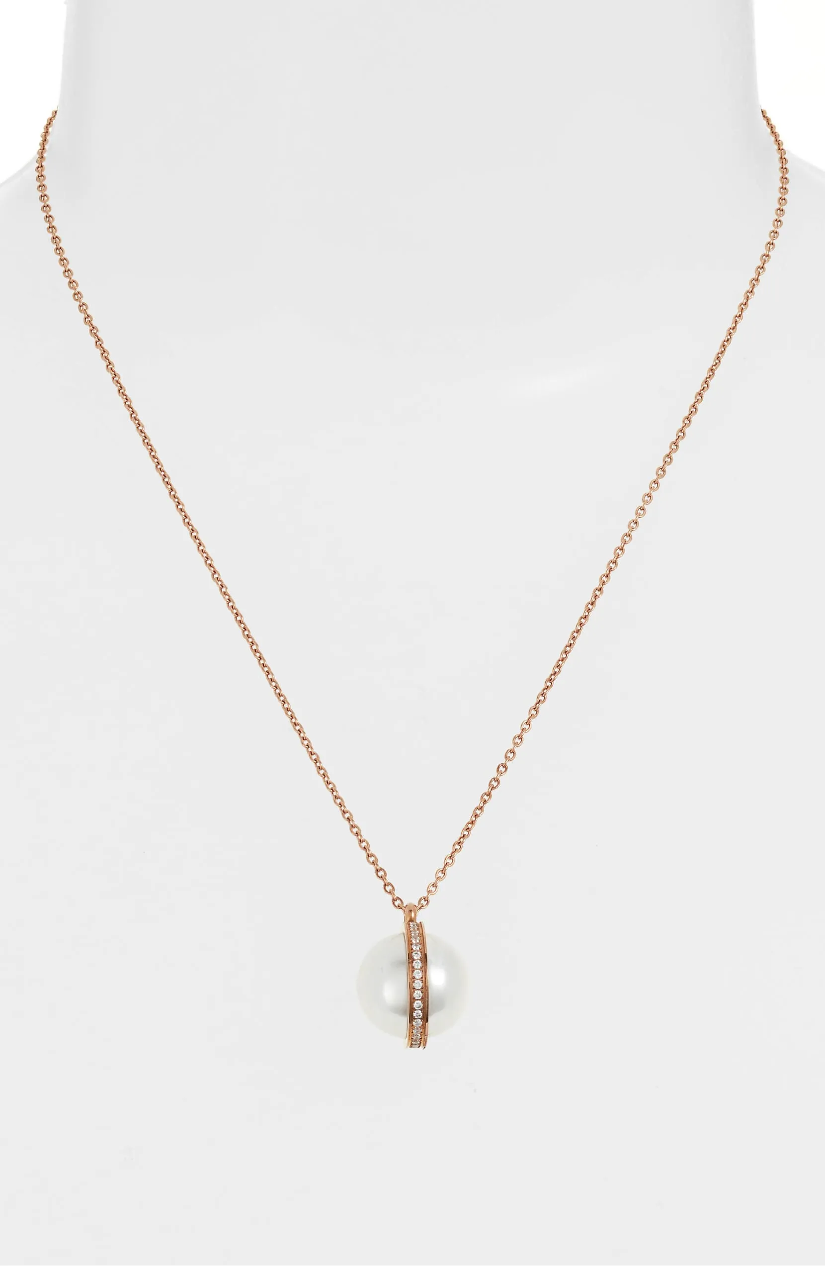 Pearl Crystal Orbit Necklace | More Colors Available