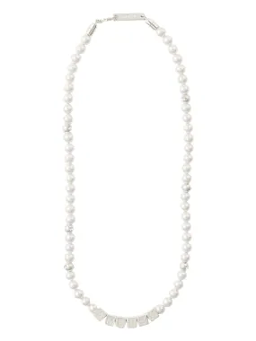 Pearl Letterblock Necklace