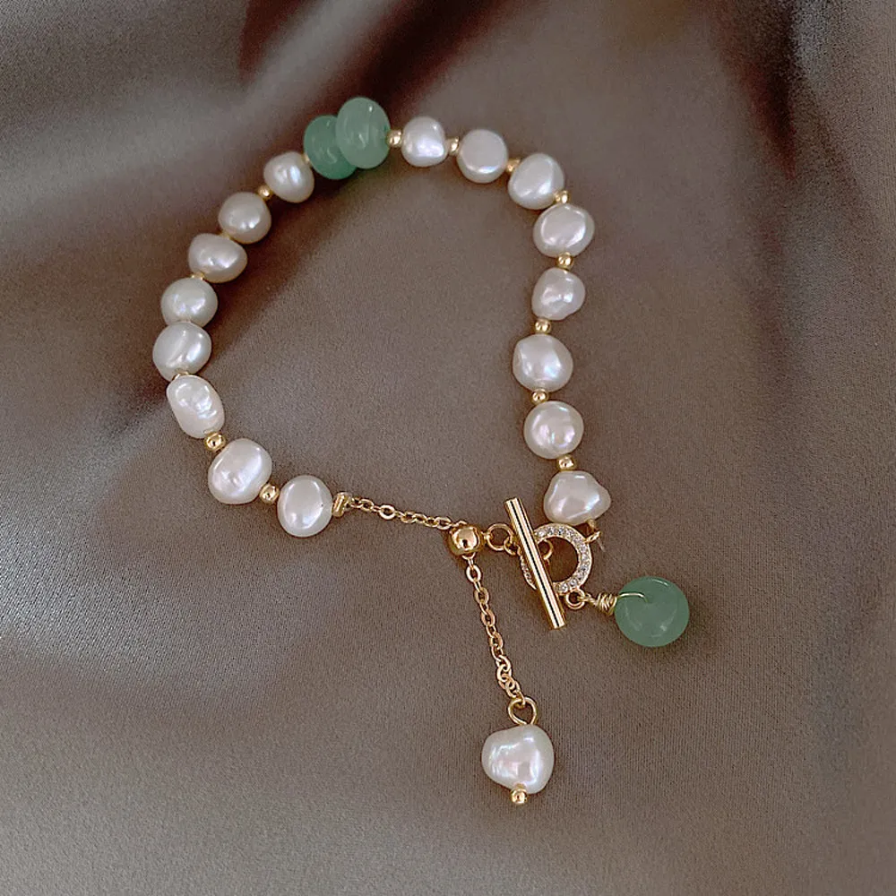 PearlWhisper Adjustable Pearl Strand - Women Adjustable Bracelet