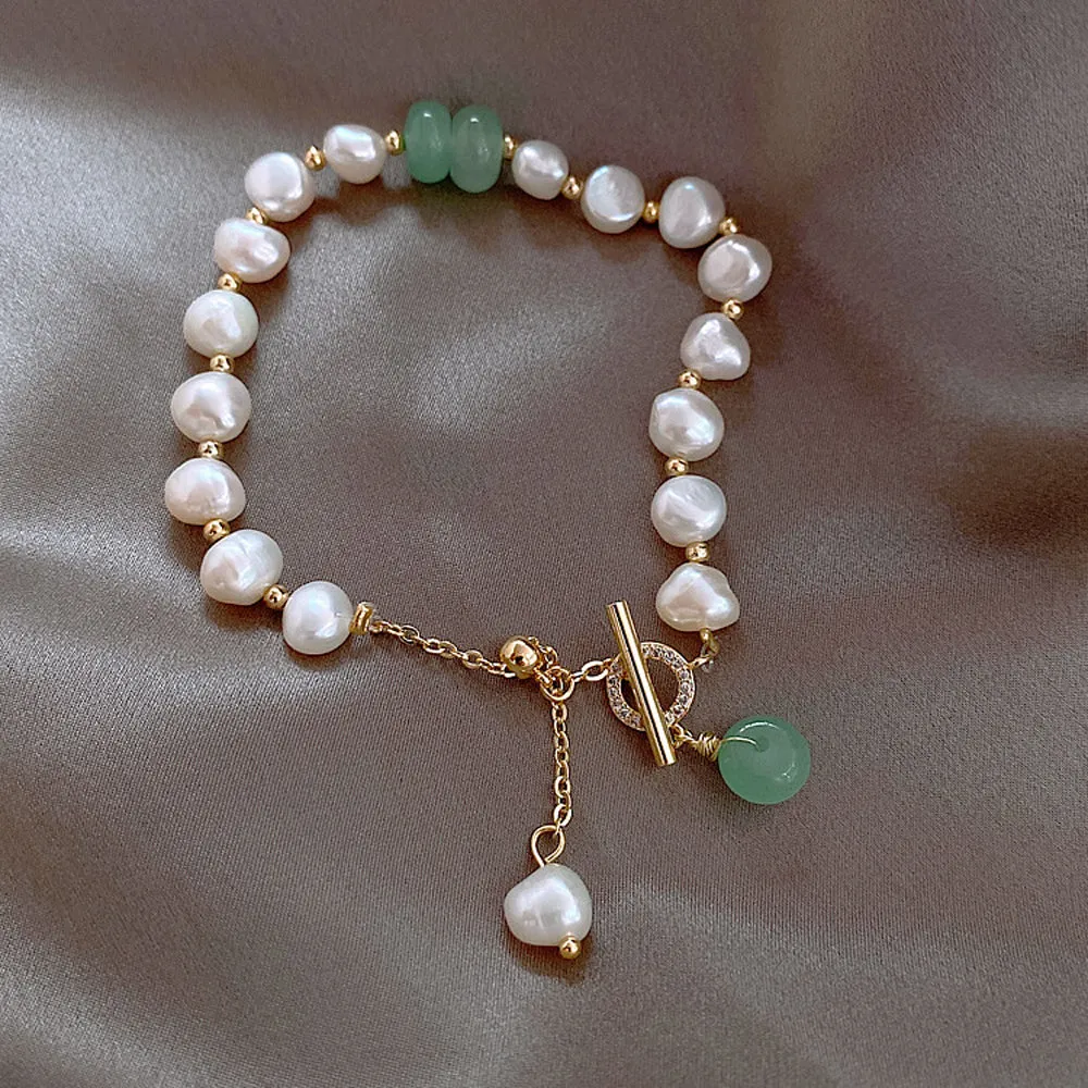 PearlWhisper Adjustable Pearl Strand - Women Adjustable Bracelet