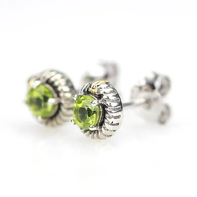 Peridot Stud Earrings #8156E-PERI