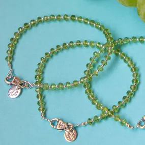 Petite Peridot Classic Signature Bracelet