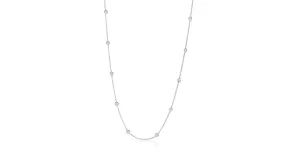 Platinum 'Diamonds by the Yard' Necklace