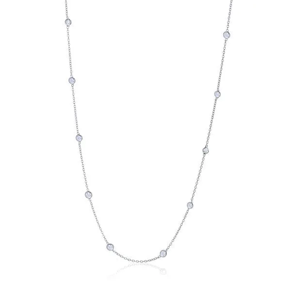 Platinum 'Diamonds by the Yard' Necklace