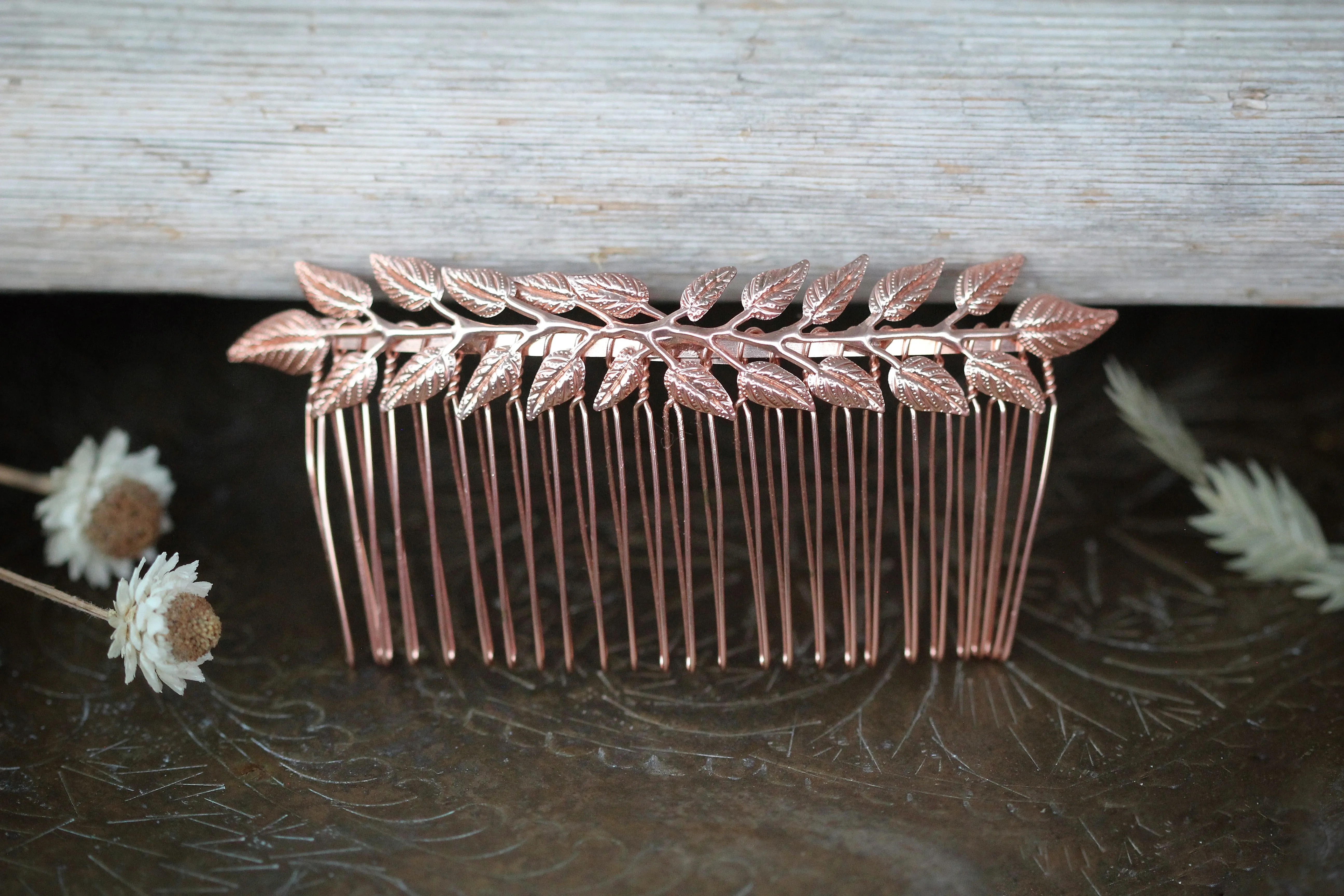 Preorder* Double Olive Hair Comb