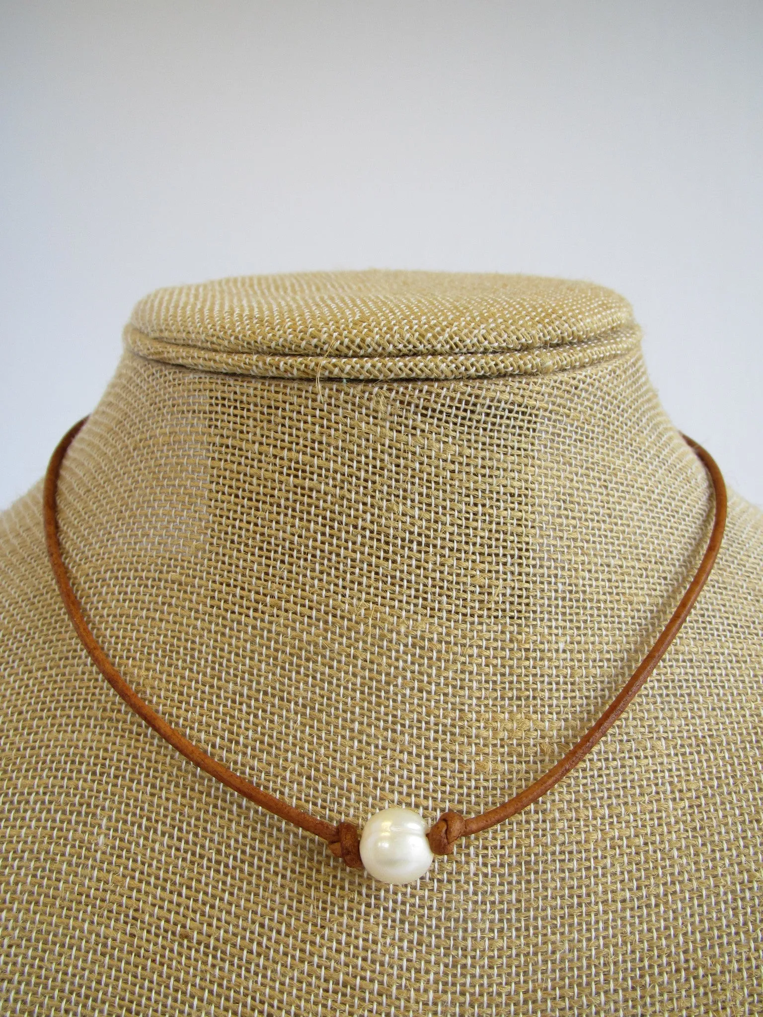 "Summer" Single Freshwater Pearl Necklace