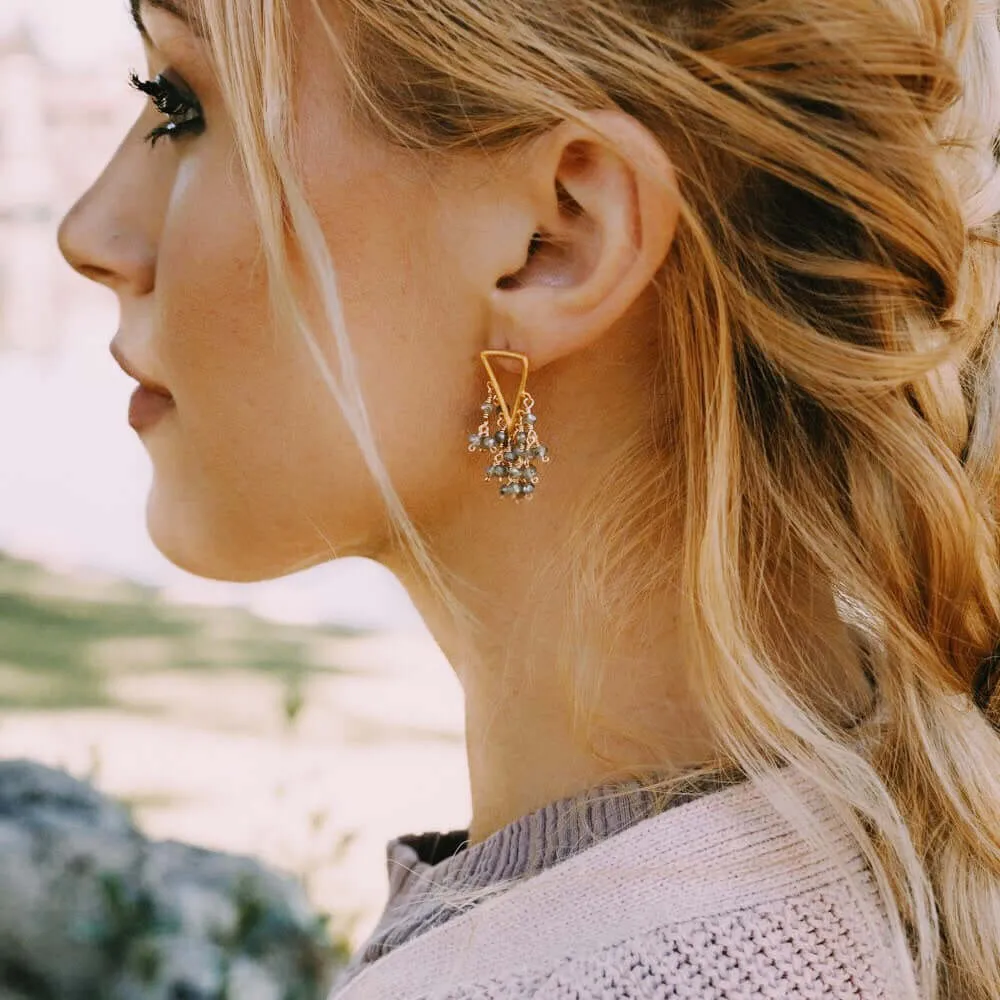 Rainbow Fringe Earrings