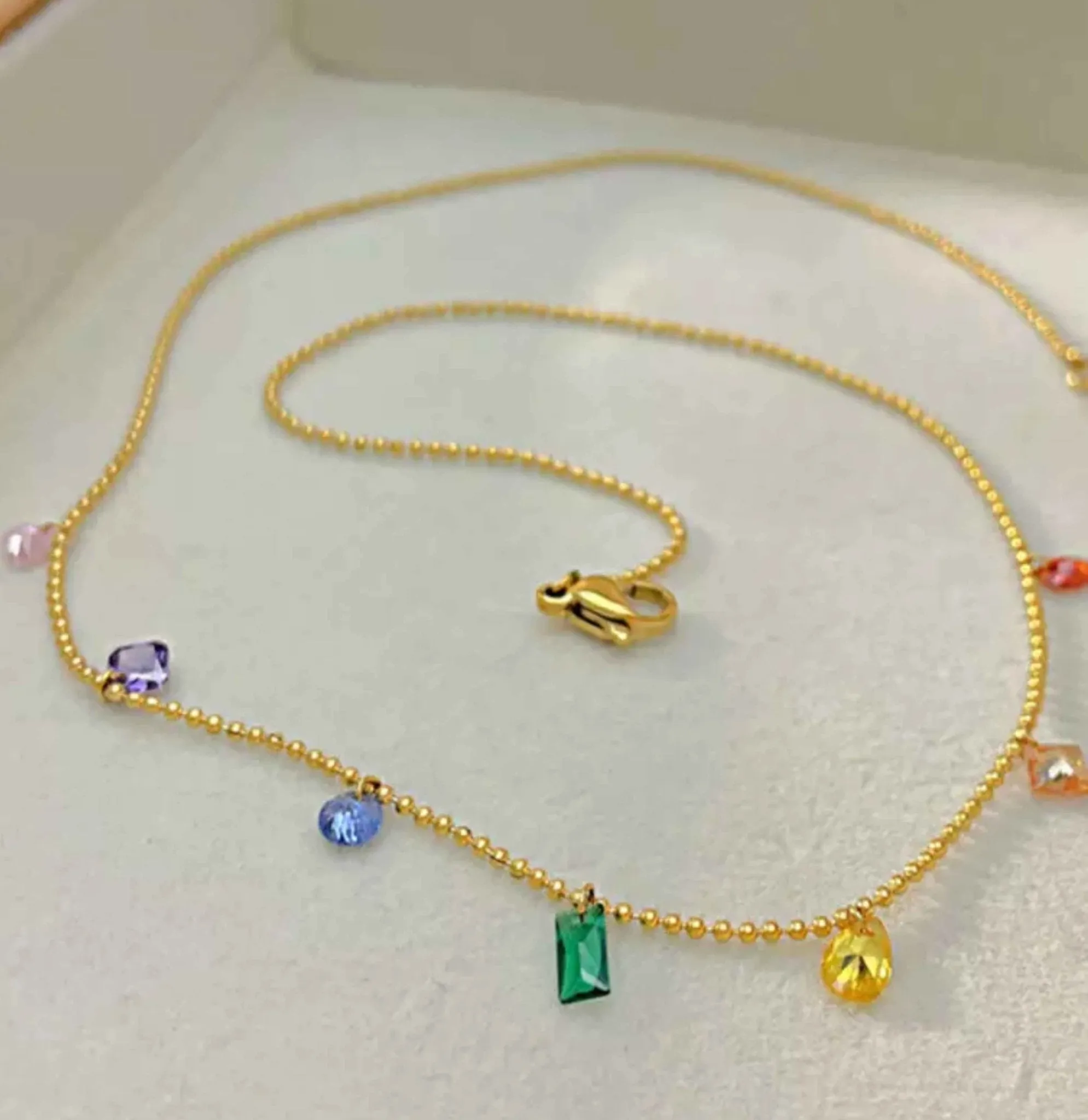 Rainbow Necklace for Women