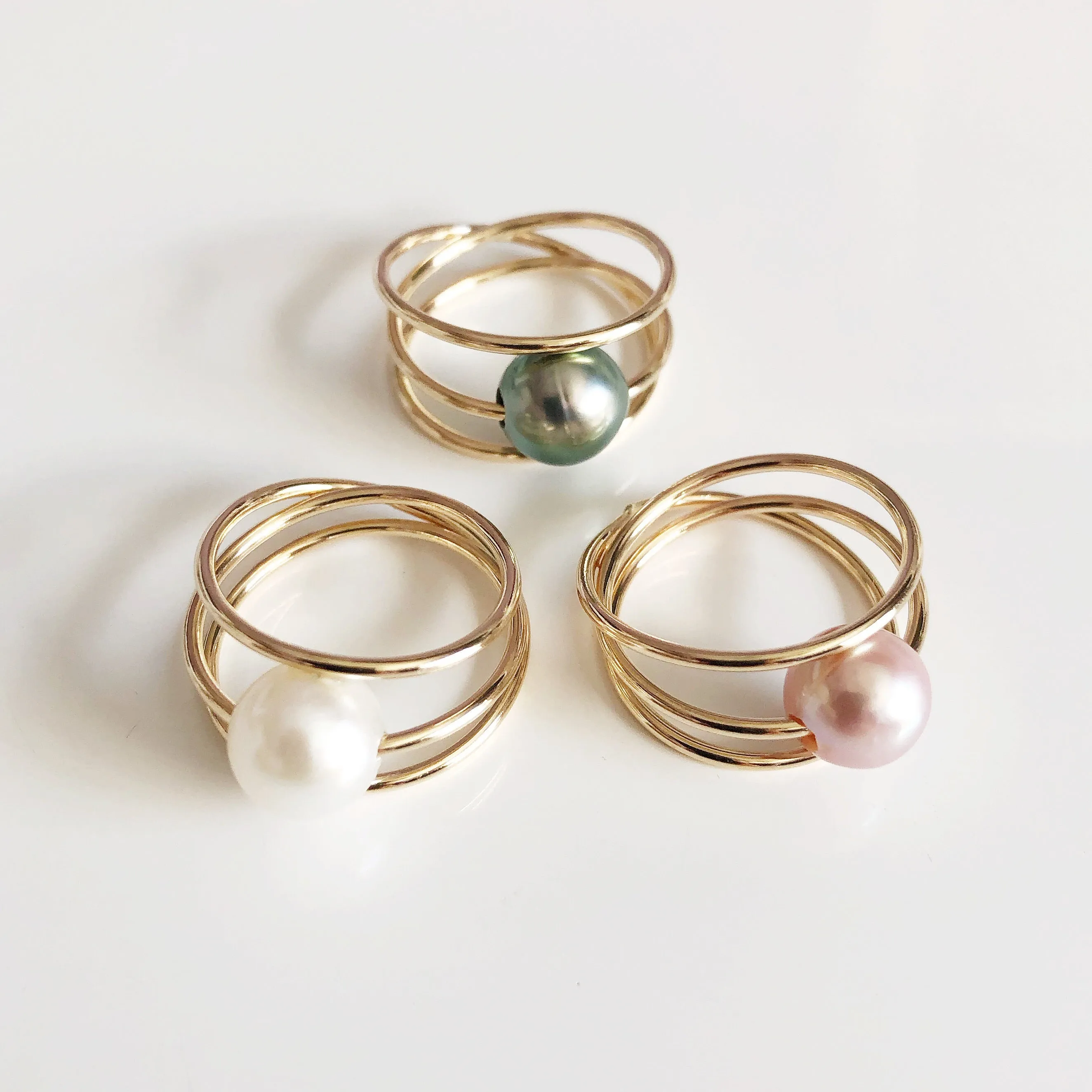 Ring LOELA - pink pearl (R187)