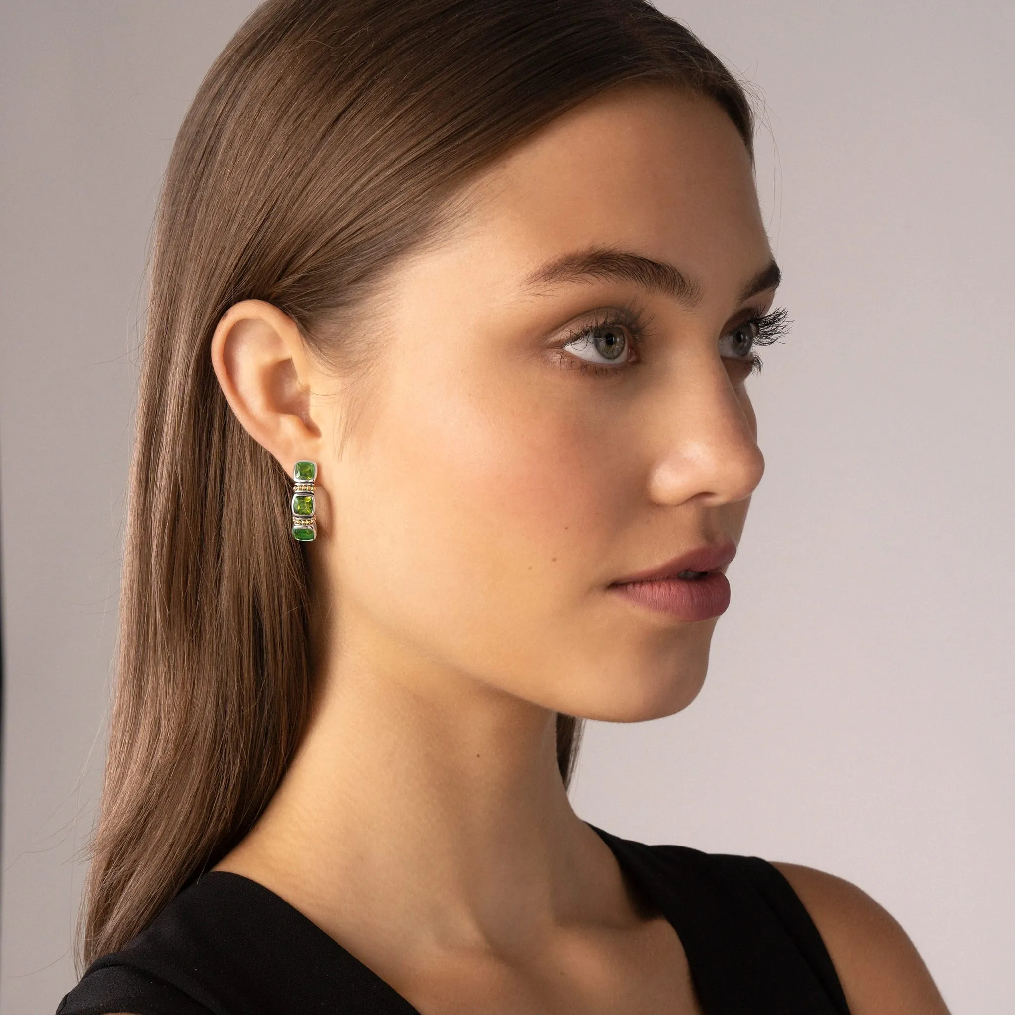 Rittenhouse Peridot Hoop Earrings