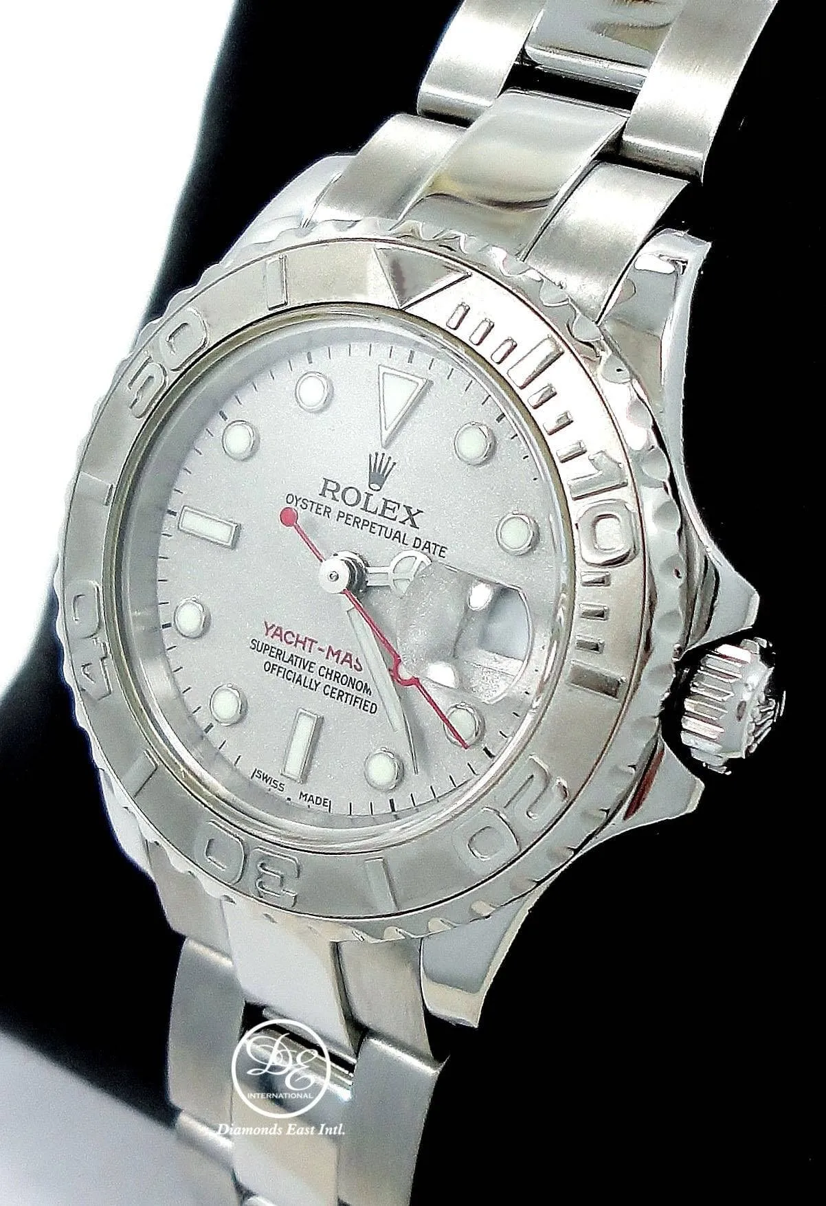 ROLEX LADY'S YACHT-MASTER 169622 PLATINUM BEZEL OYSTER PERPETUAL