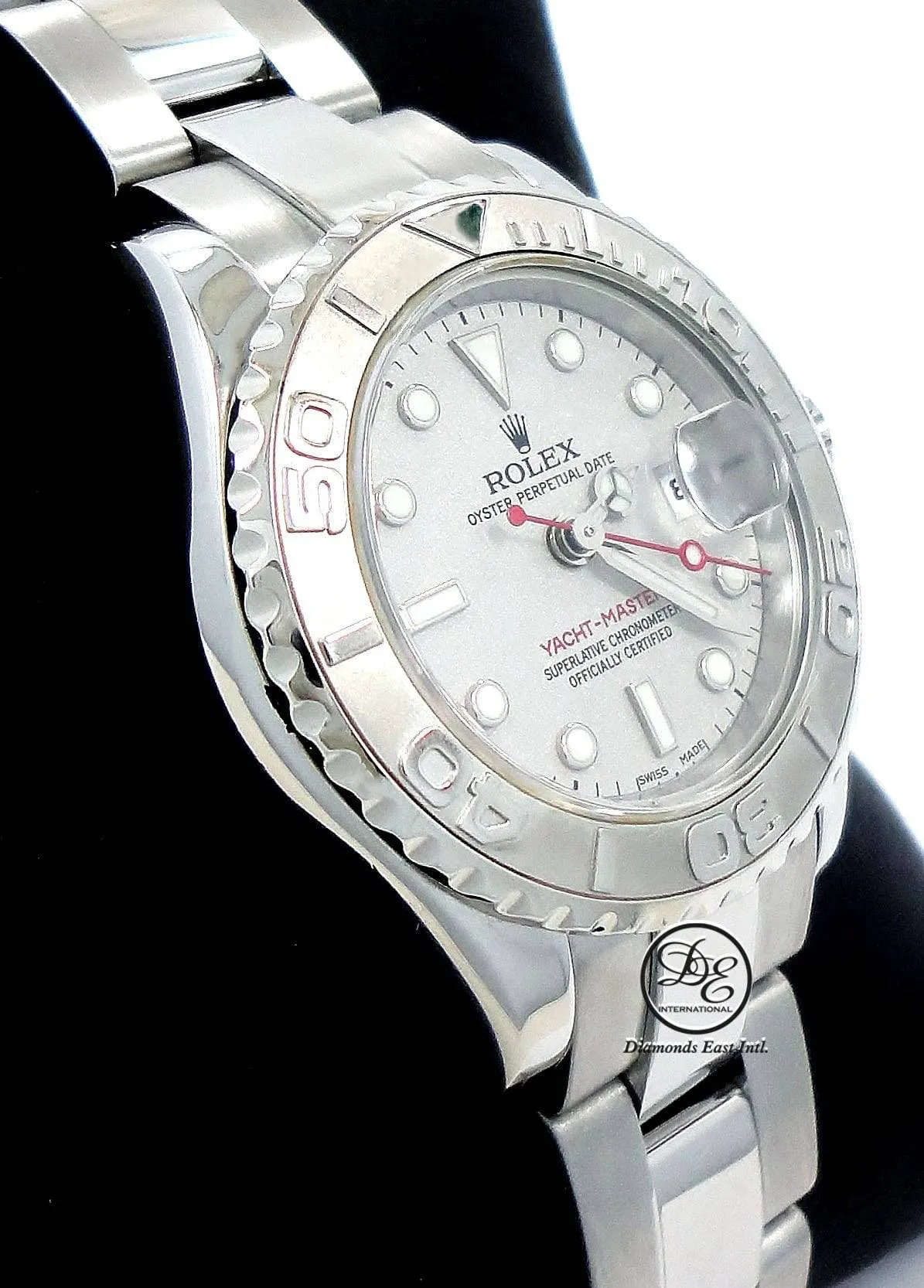 ROLEX LADY'S YACHT-MASTER 169622 PLATINUM BEZEL OYSTER PERPETUAL