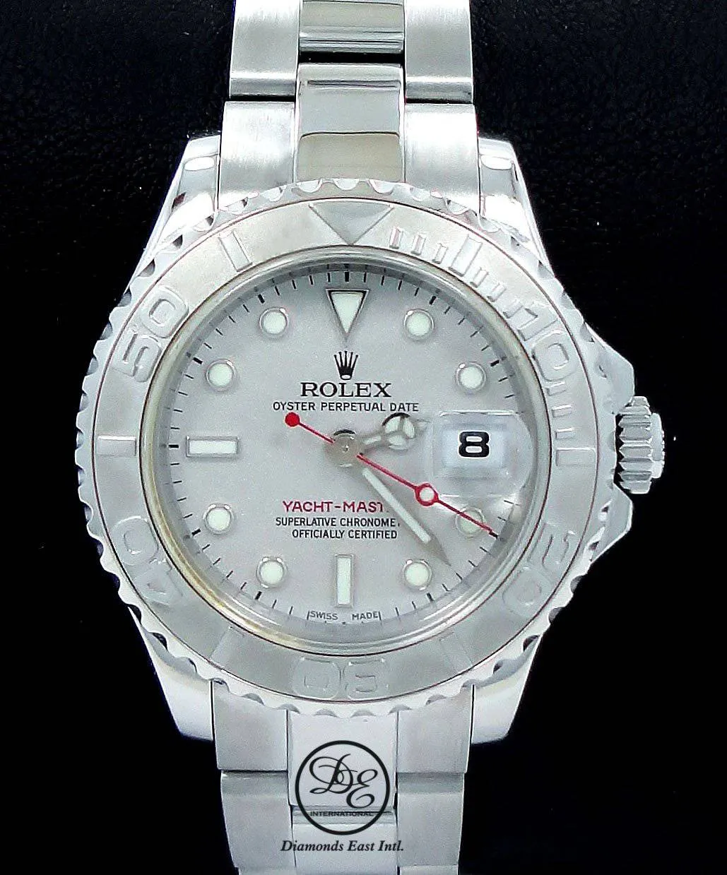 ROLEX LADY'S YACHT-MASTER 169622 PLATINUM BEZEL OYSTER PERPETUAL