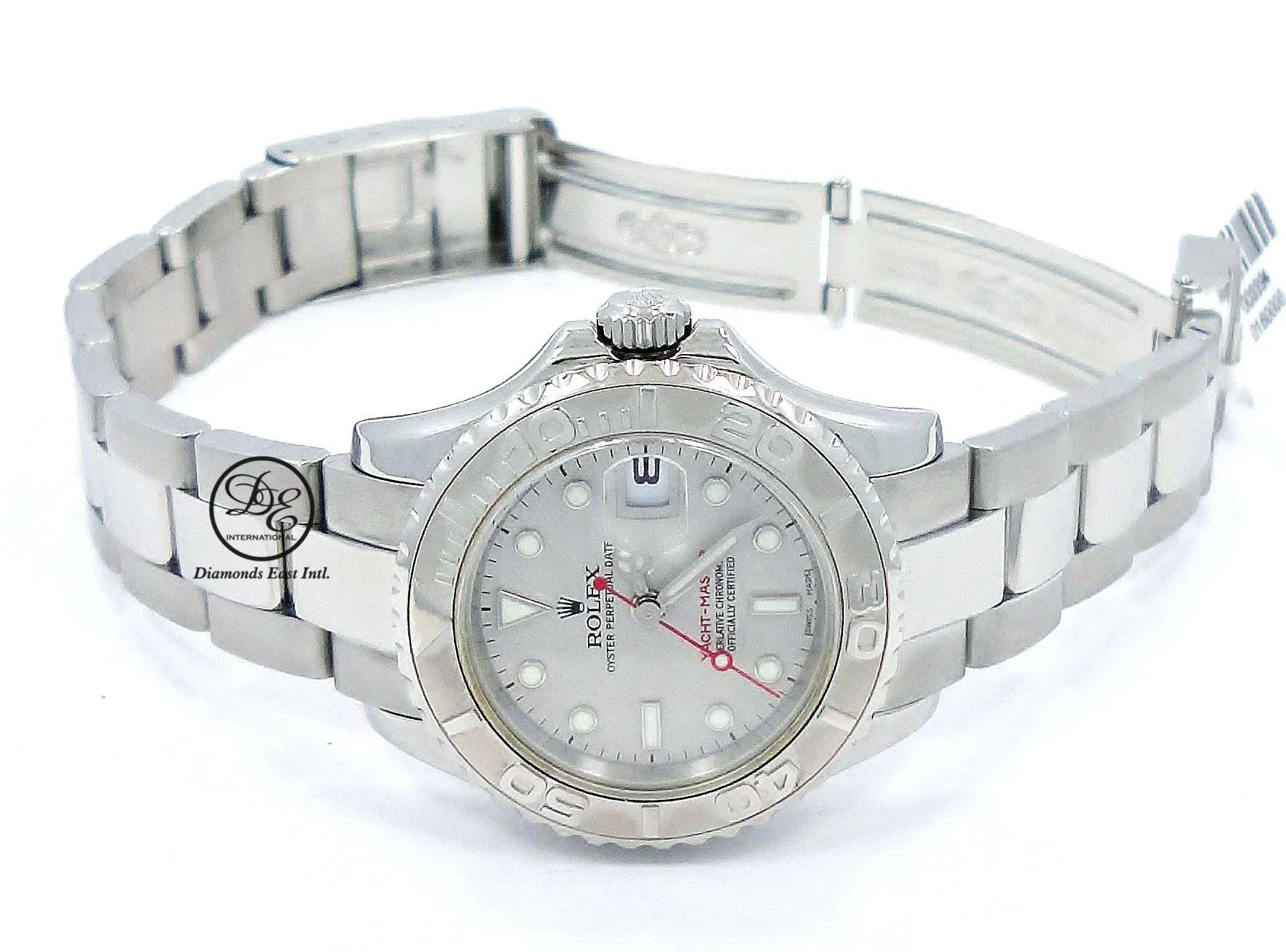 ROLEX LADY'S YACHT-MASTER 169622 PLATINUM BEZEL OYSTER PERPETUAL