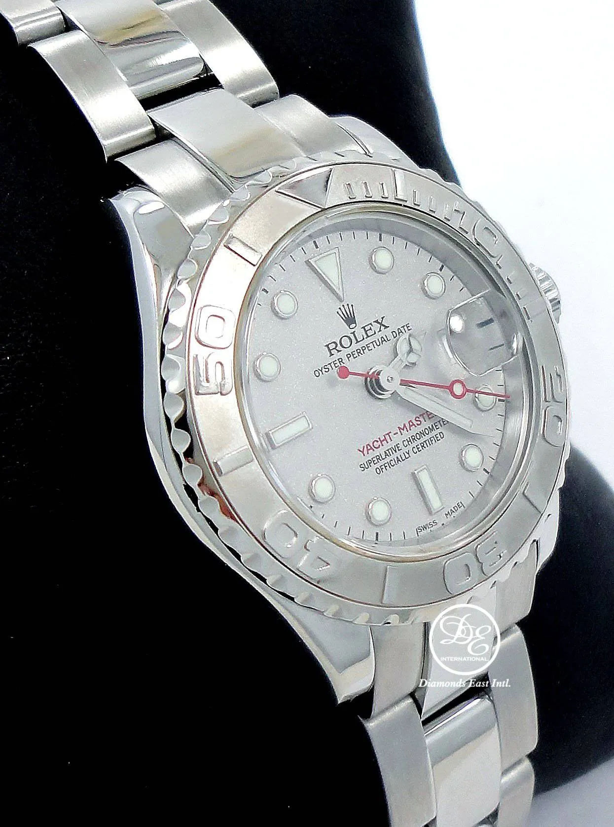 ROLEX LADY'S YACHT-MASTER 169622 PLATINUM BEZEL OYSTER PERPETUAL