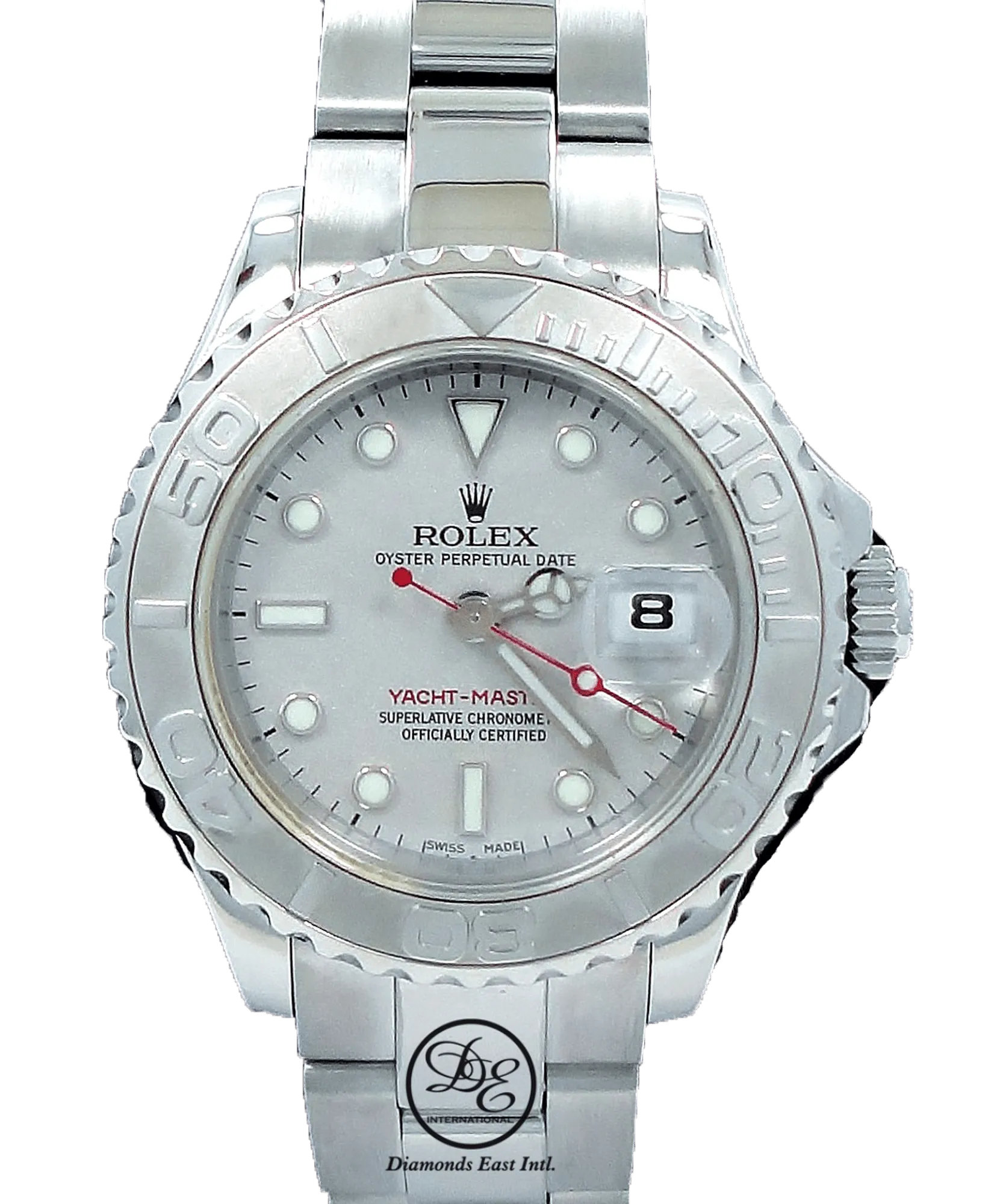 ROLEX LADY'S YACHT-MASTER 169622 PLATINUM BEZEL OYSTER PERPETUAL