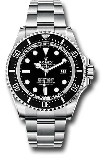 Rolex Sea-Dweller Deepsea 44 Watch - Black  Dial - 126660 bk