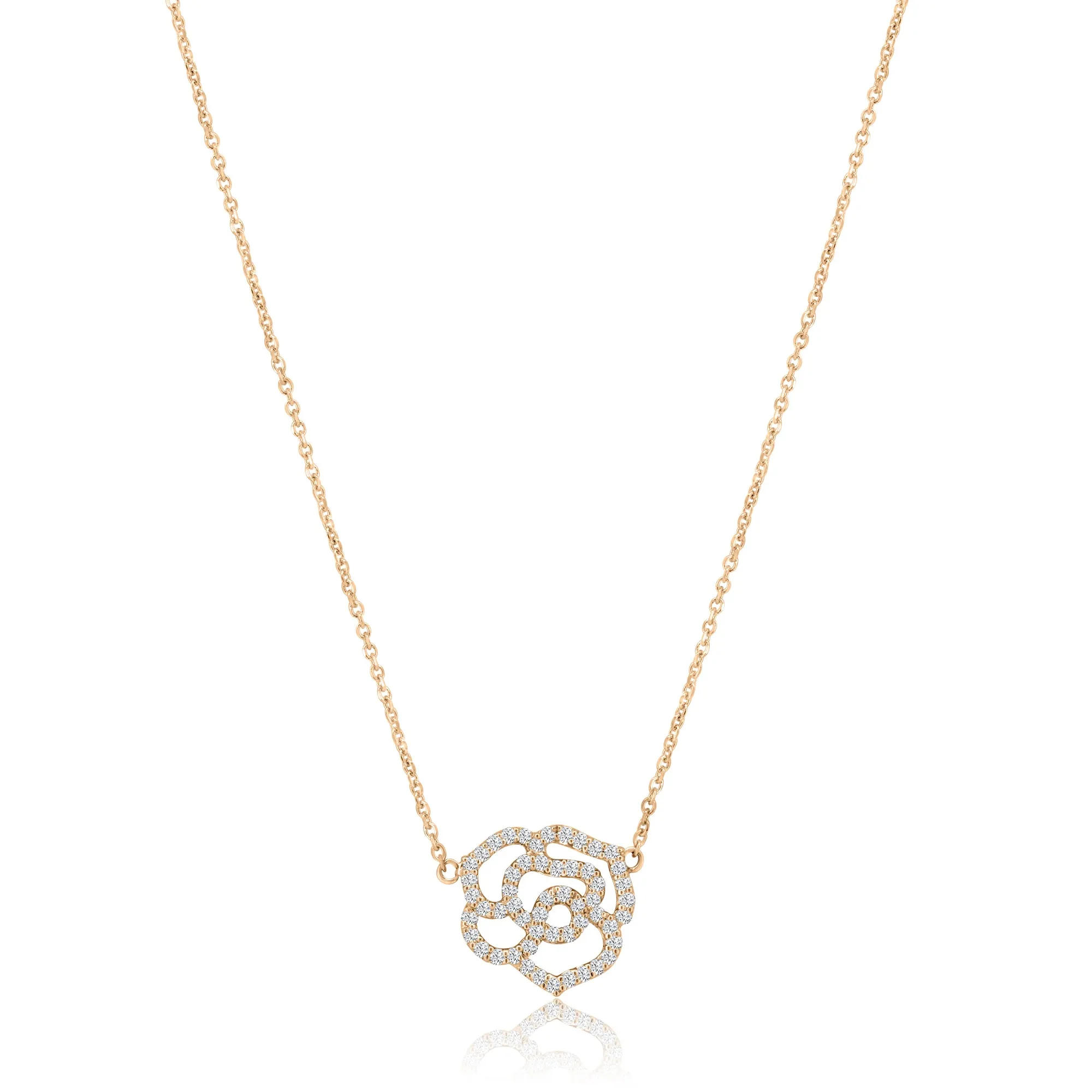 Rose Diamond Necklace