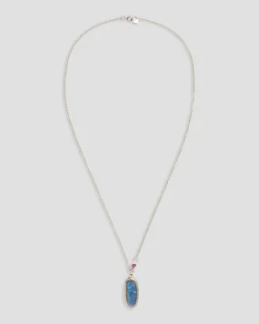 scosha simone pendant necklace opal