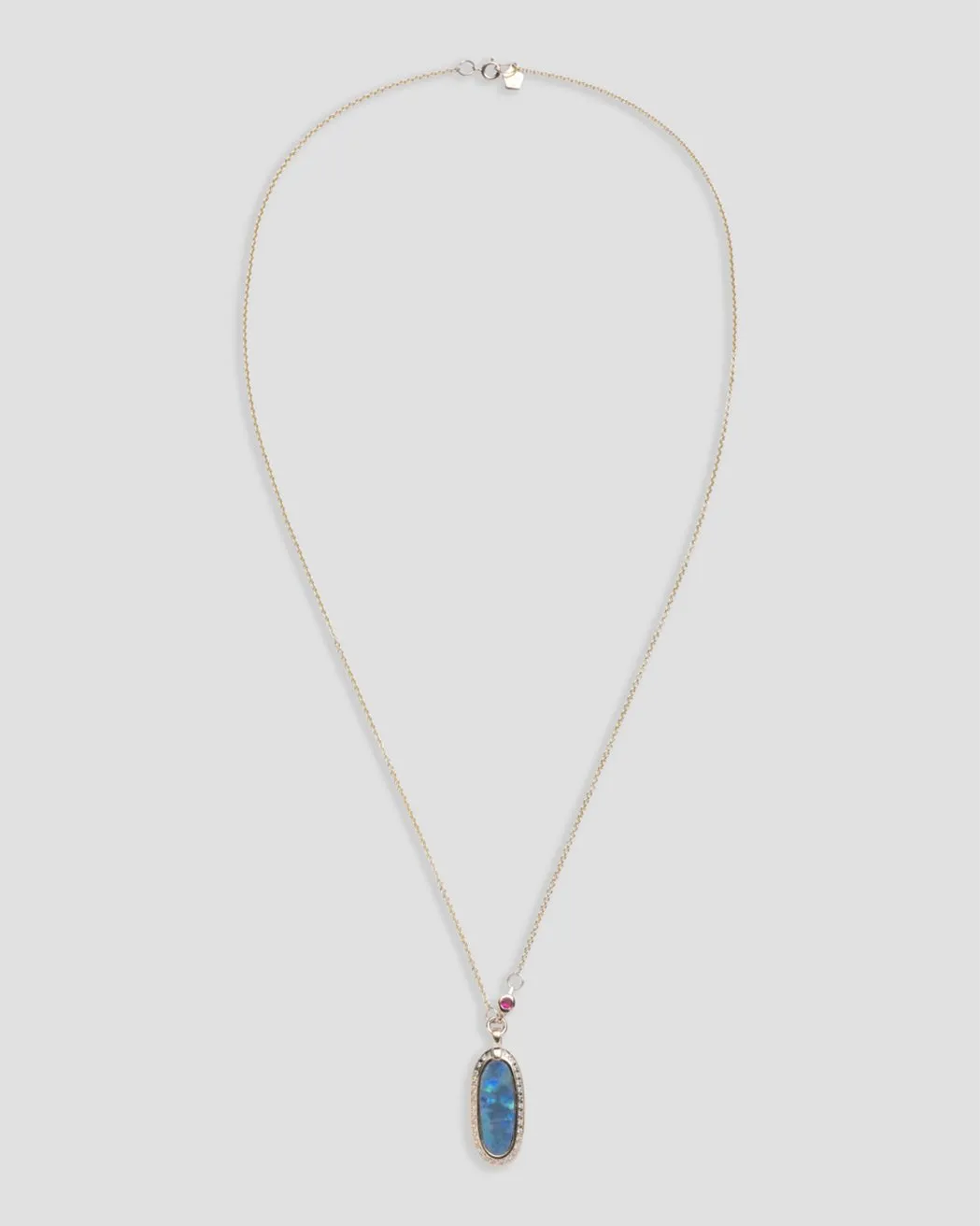 scosha simone pendant necklace opal