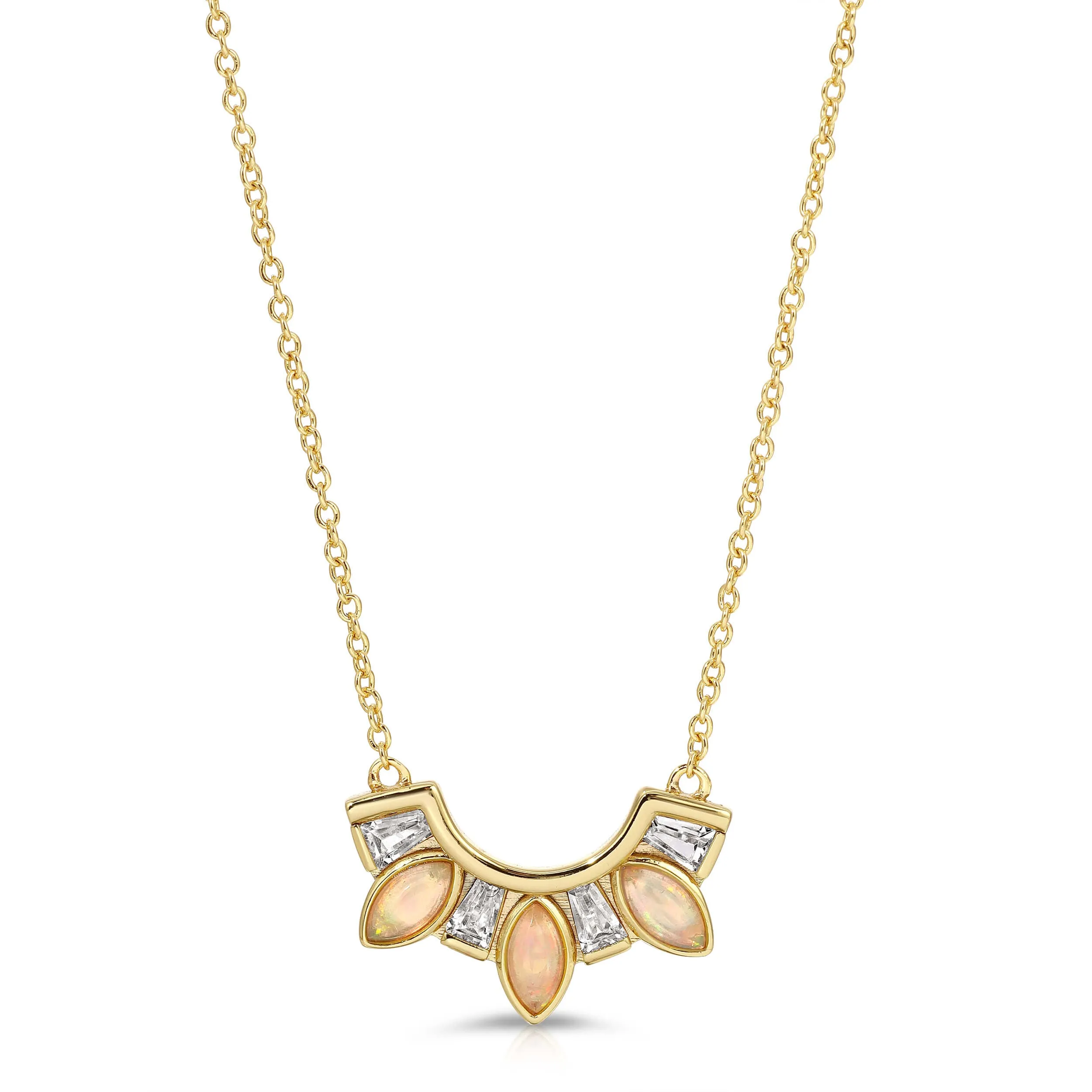 Seven Wonders Necklace -Welo Opal