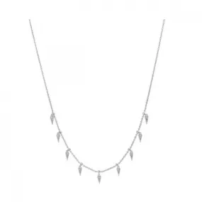 Silver Diamond Necklace