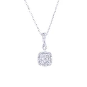 Silver Loretto Diamond Necklace