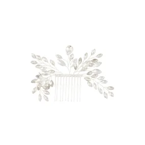 Silver Marquise Diamante Comb